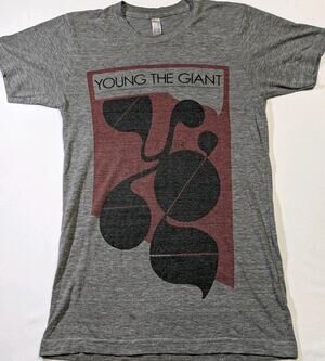 Young The Giant XS Tshirt RARE Rock Indie Alternative American Apparel